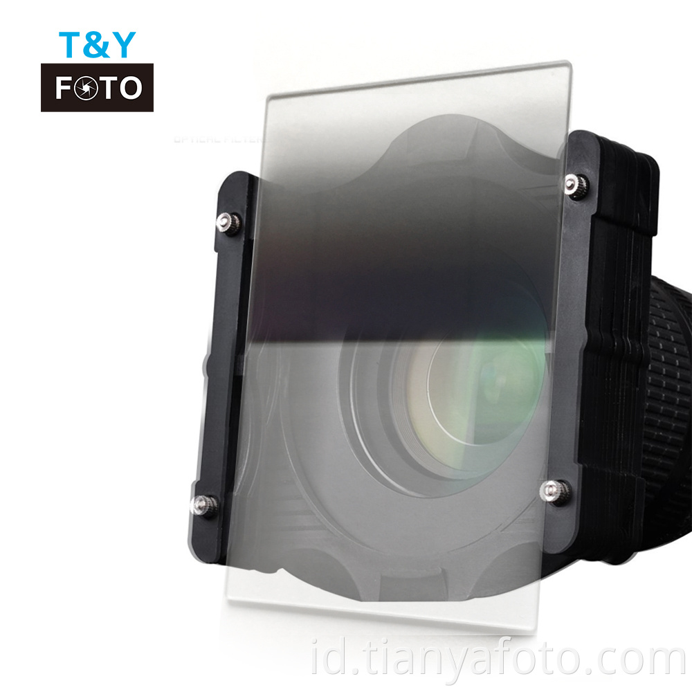 witianya 100mm * 150mm 4-Stop square Reverse Graduated Gradual Grey ND16 Lens Filter untuk Kamera Digital